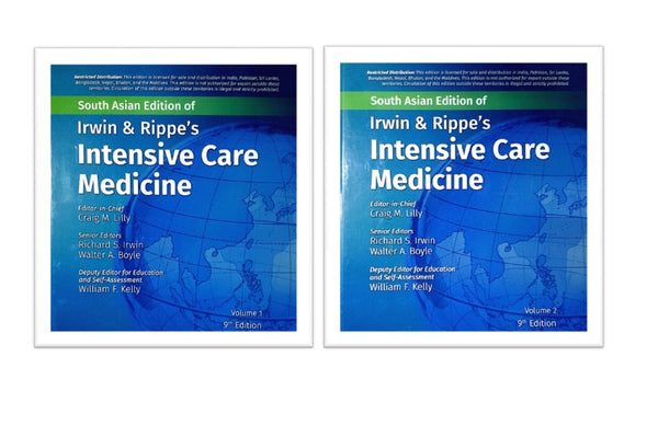 Irwin and Rippe's Intensive Care Medicine 9th SAE/2024 (2 Vols) South Asia Edition buy Richard S. Irwin