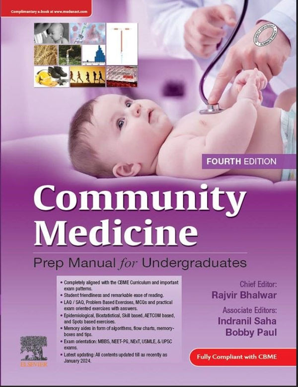 Community Medicine Prep Manual For Undergraduates 4th/2024 by Rajvir Bhalwar