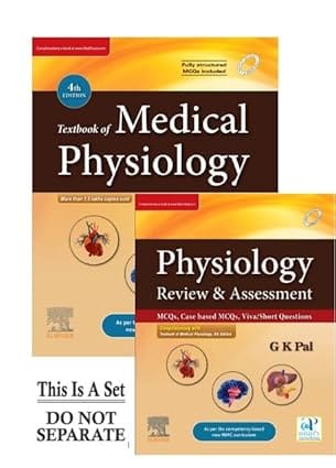 Textbook of Medical Physiology with Review and Assessment 4th/2024 by GK Pal