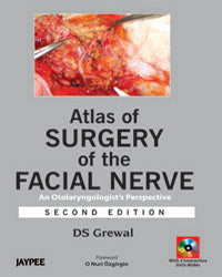 ATLAS OF SURGERY OF THE FACIAL NERVE :AN OTOLARYNGOLOGIST'S PERSPECTIVE WITH 2 DVD 2/E, 2012, DS GREWAL