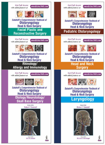 SATALOFF'S COMPREHENSIVE TEXTBOOK OF OTOLARYNGOLOGY (6 VOLS) 1/E, 2016, ROBERT T SATALOFF