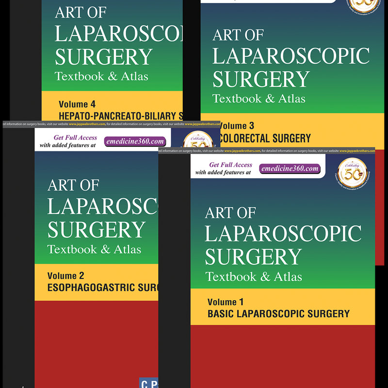 ART OF LAPAROSCOPIC SURGERY: TEXTBOOK & ATLAS (4 VOLUMES) 2/E, 2020, C PALANIVELU