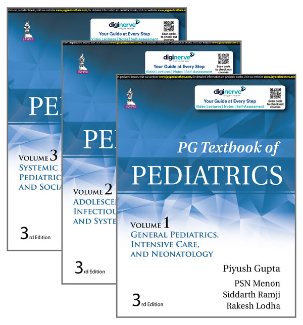 PG TEXTBOOK OF PEDIATRICS (3 VOLUMES) 3/E R.P., 2024, PIYUSH GUPTA