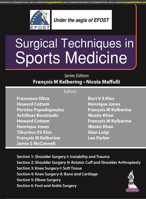 SURGICAL TECHNIQUES IN SPORTS MEDICINE 1/E, 2022, FRANCOIS M KELBERING