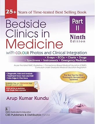Bedside Clinics in Medicine 9th/2024 (Part 2) by Arup Kumar Kundu