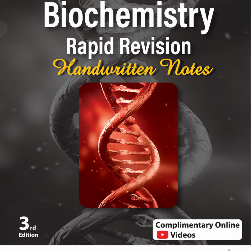 GOLDEN NOTES BIOCHEMISTRY RAPID REVISION HANDWRITTEN NOTES 3/E, 2025, RAJESH JAMBHULKAR