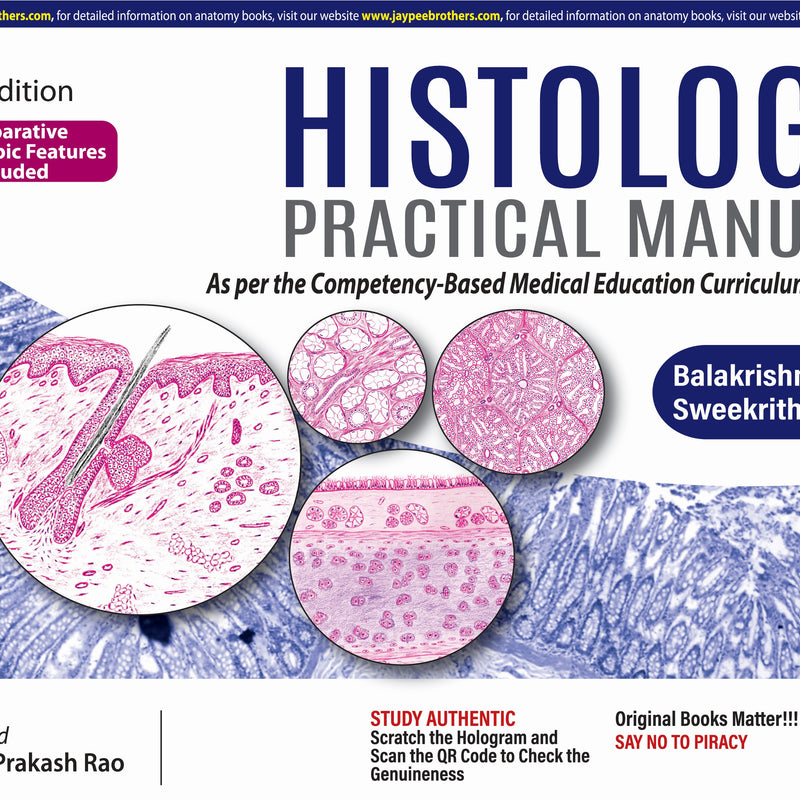 HISTOLOGY PRACTICAL MANUAL 6/E R.P., 2025, BALAKRISHNA SHETTY