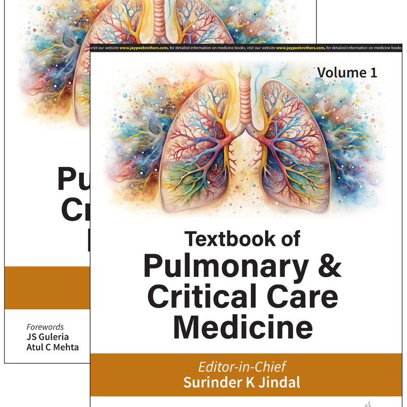 TEXTBOOK OF PULMONARY & CRITICAL CARE MEDICINE (2VOLS) 3/E, 2025, SURINDER K JINDAL