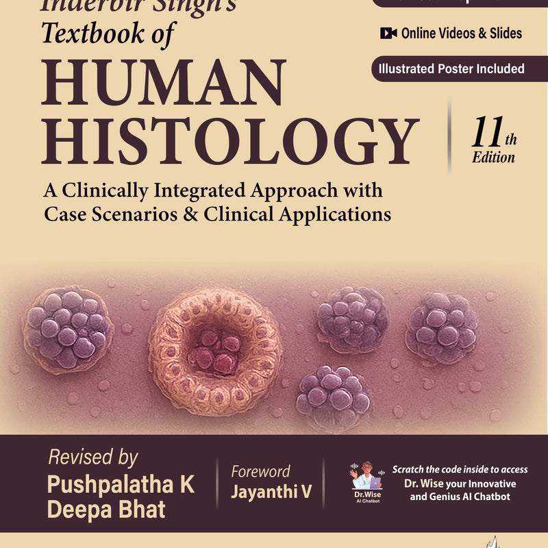 Inderbir Singh'S Textbook Of Human Histology 11th Edition 2025 By Pushpalatha K