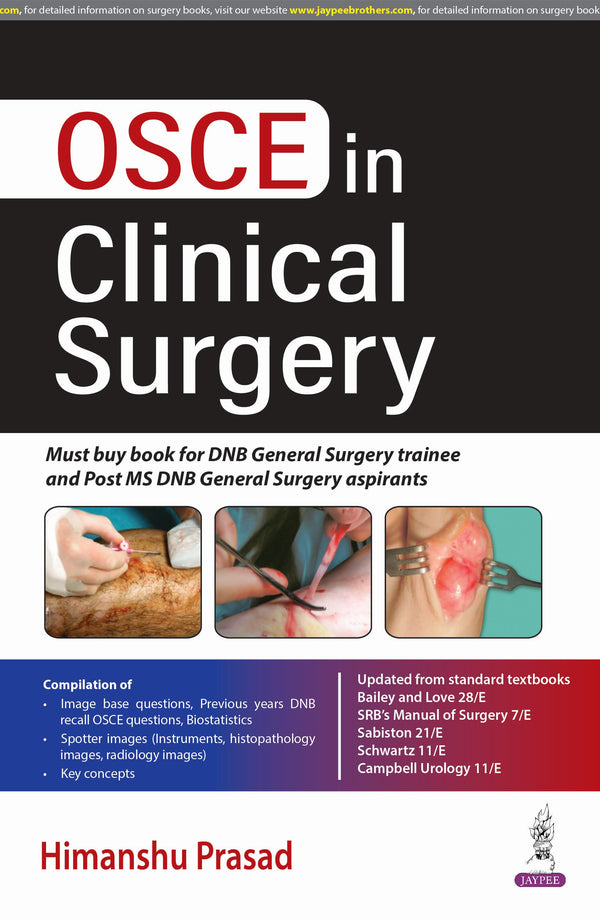 HIMANSHU PRASAD, OSCE IN CLINICAL SURGERY, 1/E, 9789356968417