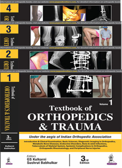 TEXTBOOK OF ORTHOPEDICS AND TRAUMA (4VOLS) 3/E R.P., 2025, GS KULKARNI