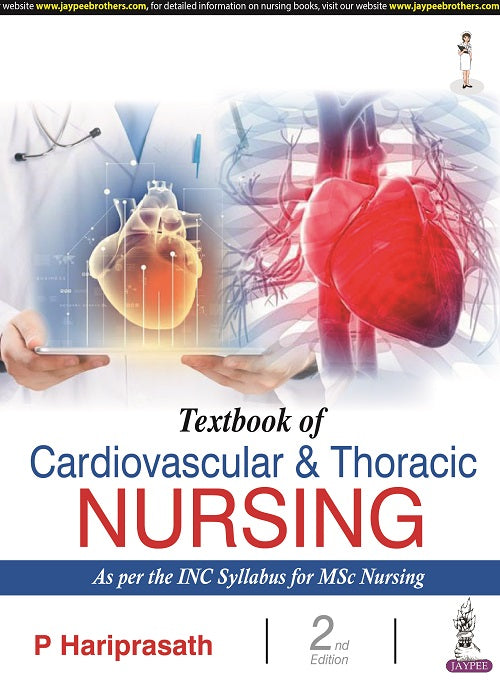 TEXTBOOK OF CARDIOVASCULAR & THORACIC NURSING 2/E R.P., 2025, P HARIPRASATH