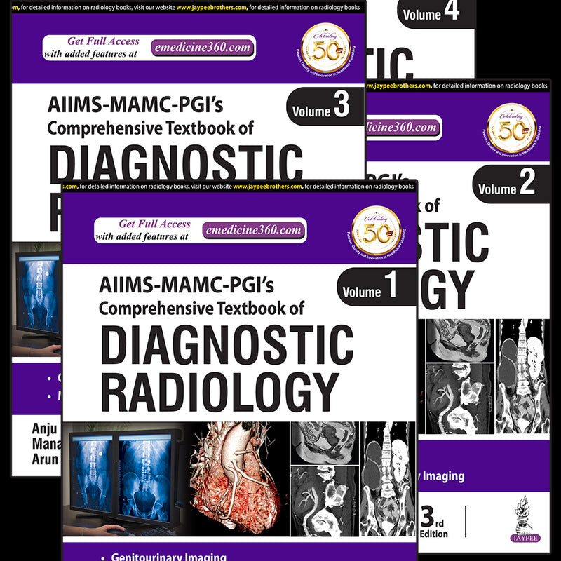 AIIMS-MAMC-PGI'S COMPREHENSIVE TEXTBOOK OF DIAGNOSTIC RADIOLOGY (4 VOLS) 3/E R.P., 2024, ARUN KUMAR GUPTA