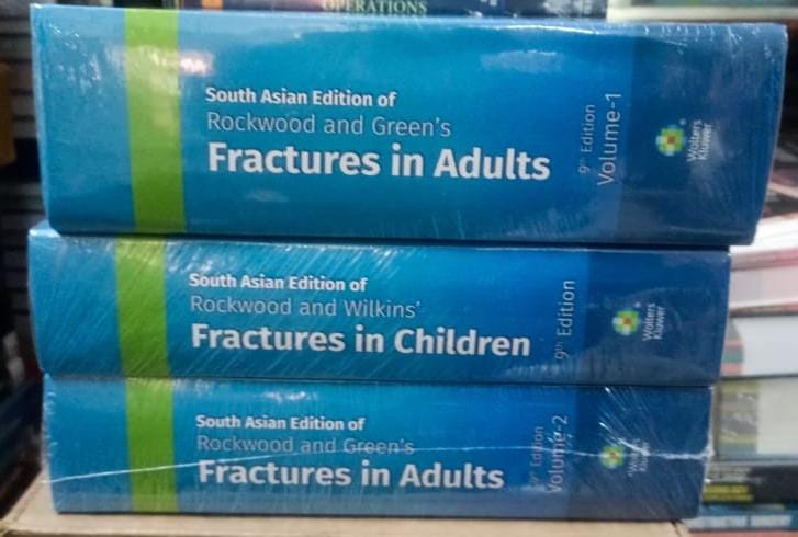 ROCKWOOD AND GREENS FRACTURES IN ADULTS 3 VOL SET 9/E, 2023