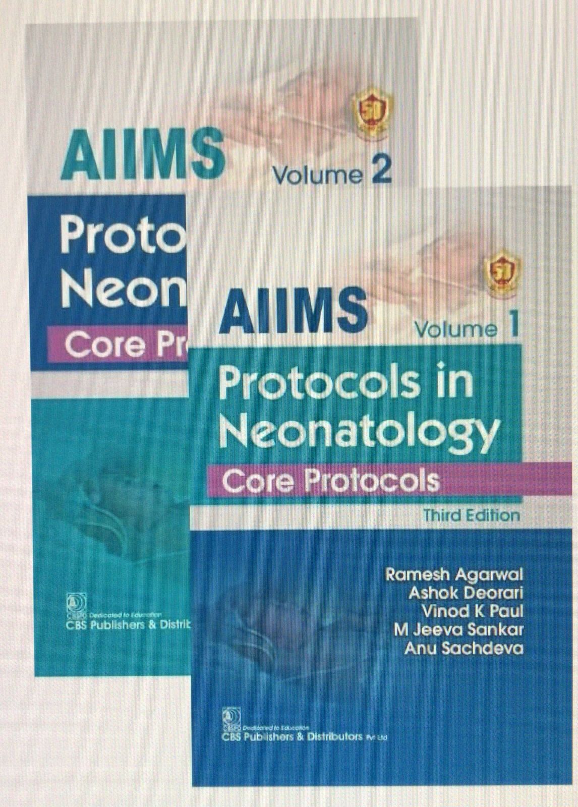 AIIMS Protocols in Neonatology Core Protocols 2 Vol Set, 3e/ Complete Order form of Pediatrics