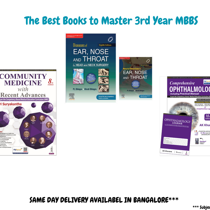 THE BEST BOOKS TO MASTER 3RD YEAR MBBS 2025 – V