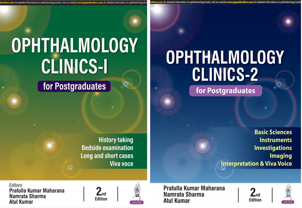 Ophthalmology Clinics-I & II for Postgraduates 2/e 2025 by PRAFULLA KUMAR
