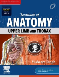 Textbook of Anatomy: Upper Limb and Thorax, Vol I, 4e 2023 by Vishram Singh