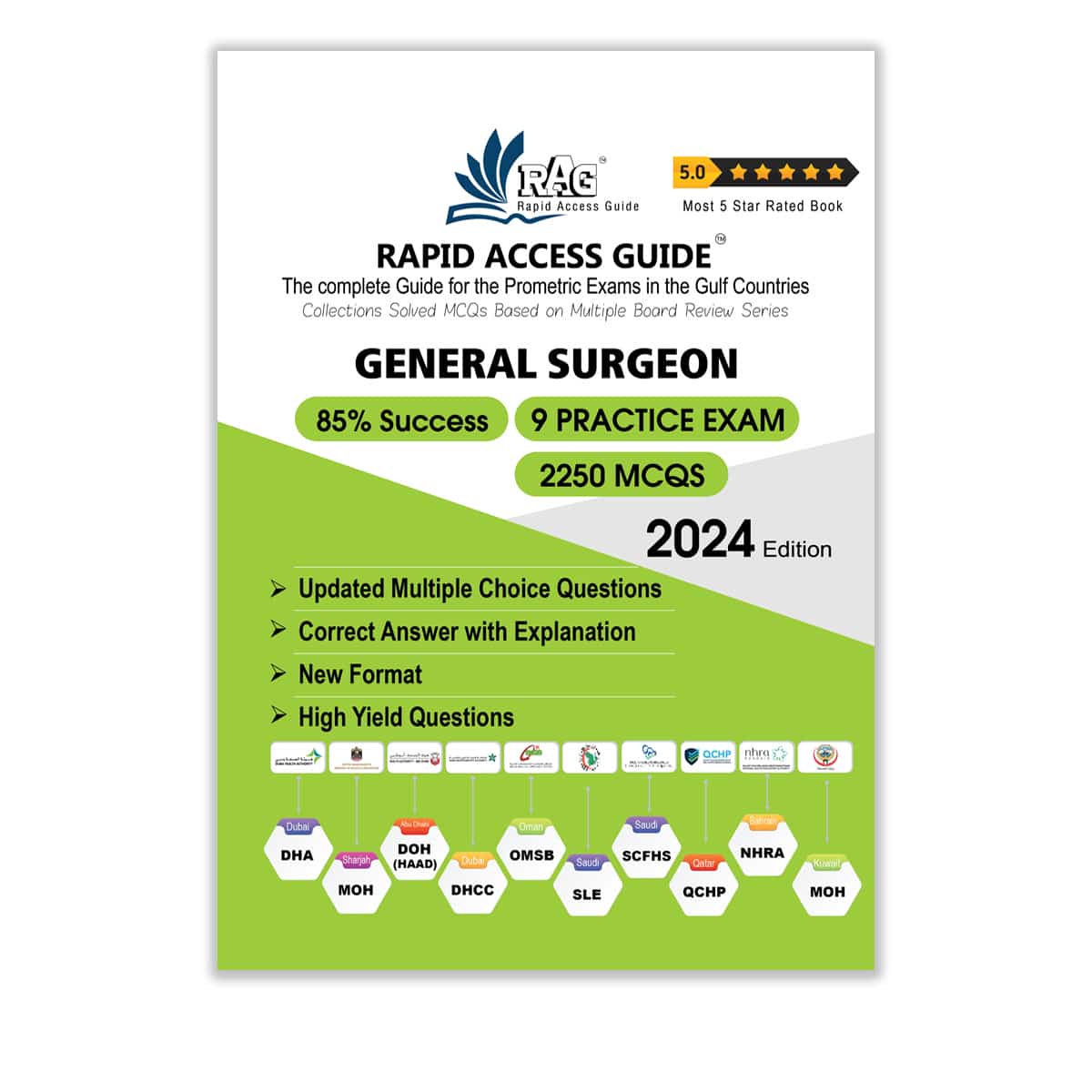 General Surgeon Book | Prometric exam Surgery MCQs – 2024