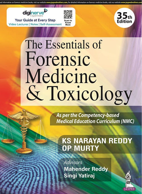 THE ESSENTIALS OF FORENSIC MEDICINE & TOXICOLOGY,35/E,KS NARAYAN REDDY