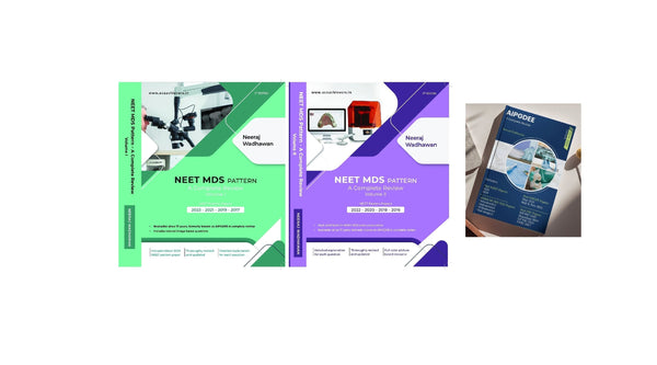 AIPGDEE Year Book 2024-2025 by Dr. Neeraj Wadhawan: Complete 3-Book Set for NEET MDS