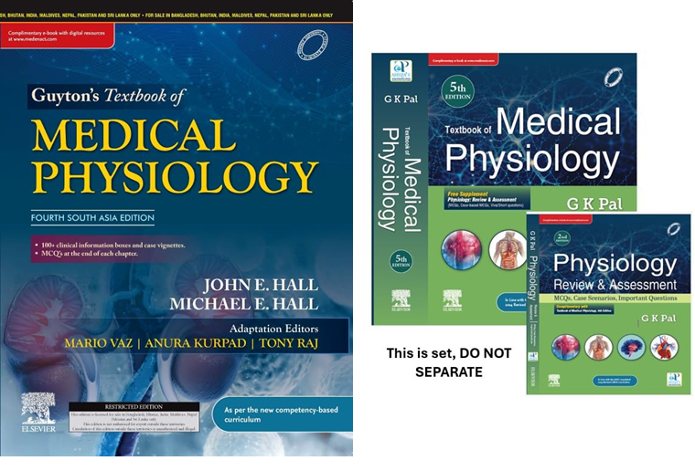 📘 G.K. Pal vs. Guyton & Hall: Which Physiology Textbook Should You Choose for MBBS?