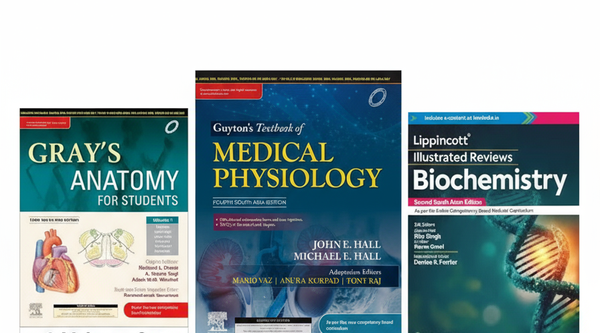 🧠 Why Gray’s, Guyton, and Lippincott Are the Smartest Choice for Medical Students