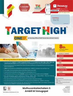 🎯 TARGET HIGH 8th Edition (2025): The Ultimate One Nation One Book for Nursing Officer Exams