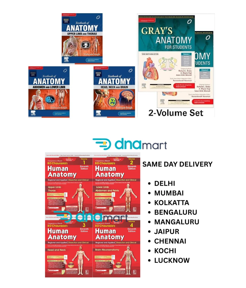 1st Year Medical Textbooks (2026-2027) – Anatomy, Physiology & Biochemistry for MBBS, BAMS, BHMS, BPT