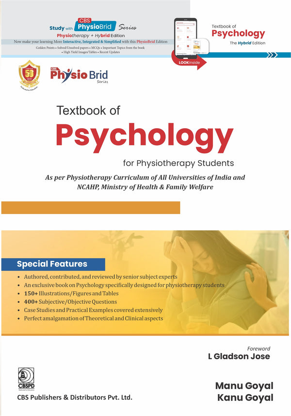 Textbook of Psychology for Physiotherapy Students - CBS PhysioBrid Series by Manu Goyal and Kanu Goyal