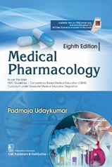 Medical Pharmacology 8/e 2025 by Padmaja Udaykumar