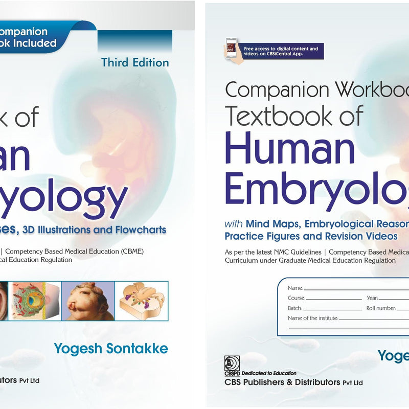Textbook Of Human Embryology With Clinical Cases 3D Illustrations And Flowcharts 3Ed (Pb 2026) by Yogesh Sontakke