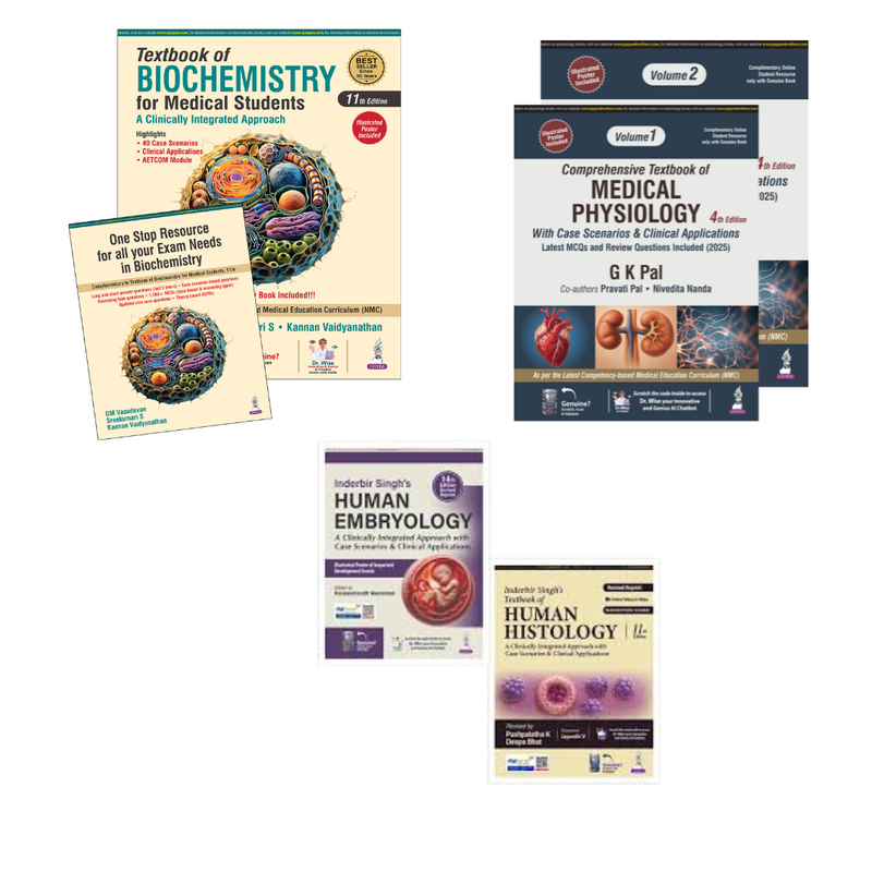 Medical Student Essential Bundle - Physiology, Biochemistry & Histology/Embryology