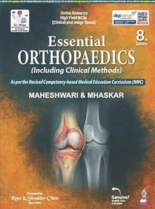 Essential Orthopaedics 8th Edition by Maheshwari (preorder)