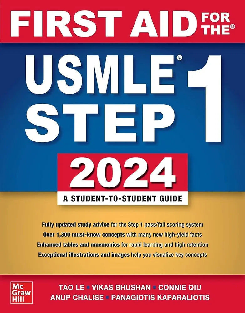 First Aid for the USMLE Step 1 2024 (date of release 15/04/2024)(preorder)