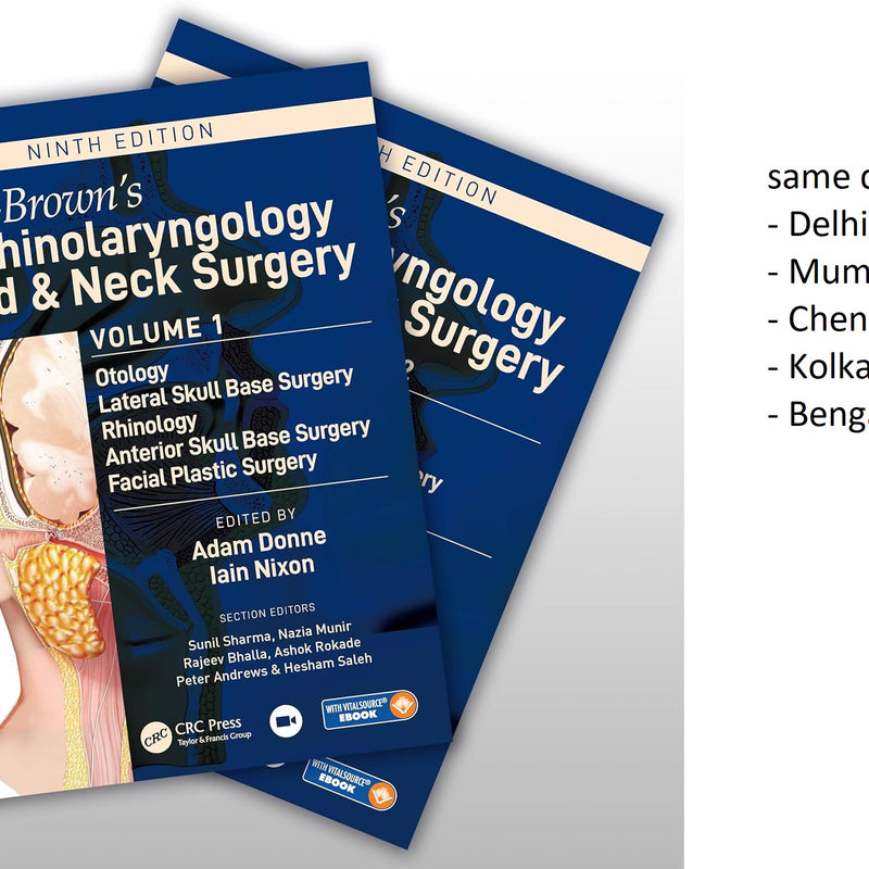 Scott-Brown's Otorhinolaryngology and Head and Neck Surgery: 2 Volume Set, 9th Edition