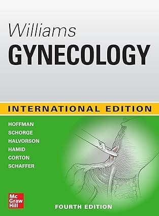 Williams Gynecology 4th Edition 2020 By Hoffman B L