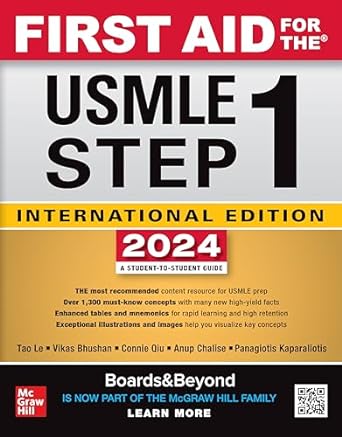 First Aid for the USMLE Step 1 34th IE/2024 9781266091100