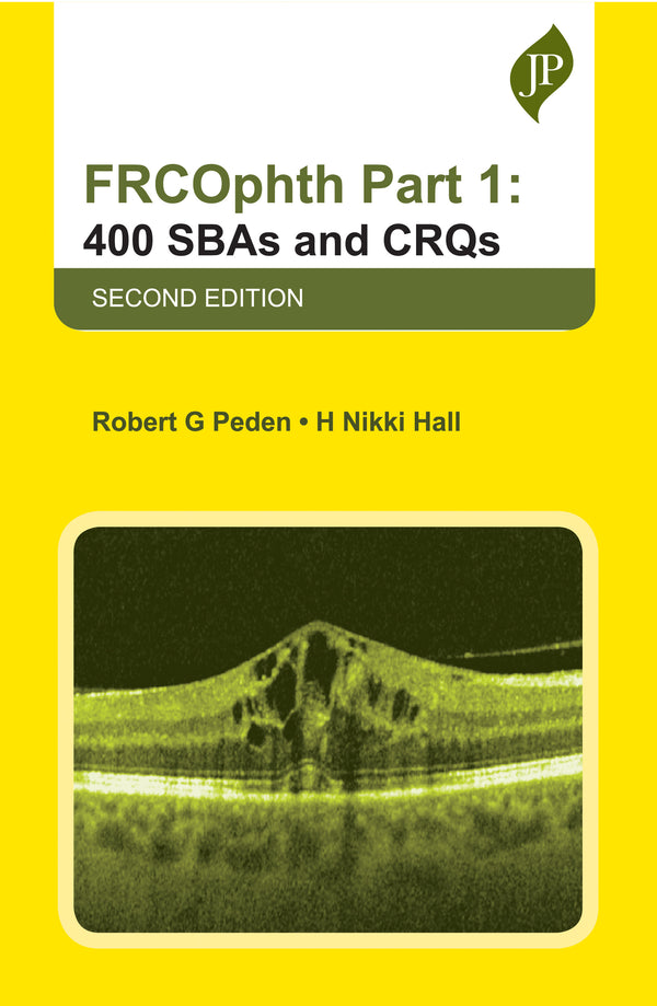 FRCOPHTH PART 1: 400 SBAS AND CRQS 2/E, 2024, ROBERT G PEDEN