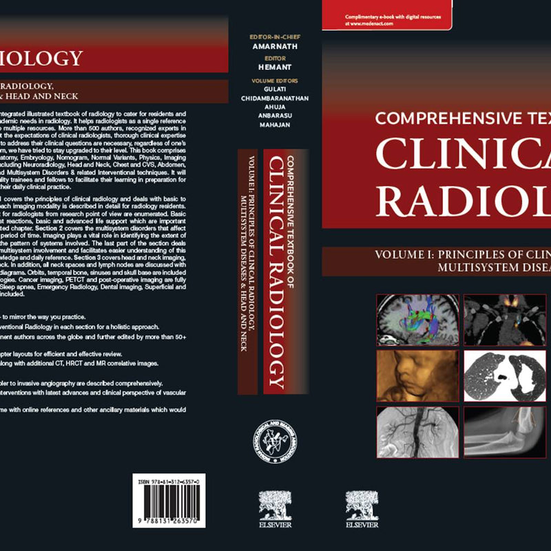 IRIA Comprehensive Textbook of Clinical Radiology 1st/2023 (6 Vols)by C Amarnath, Hemant Patel