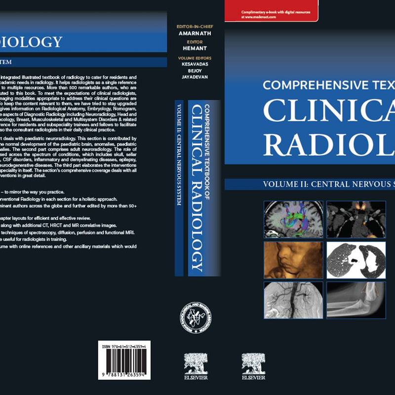 IRIA Comprehensive Textbook of Clinical Radiology 1st/2023 (6 Vols)by C Amarnath, Hemant Patel