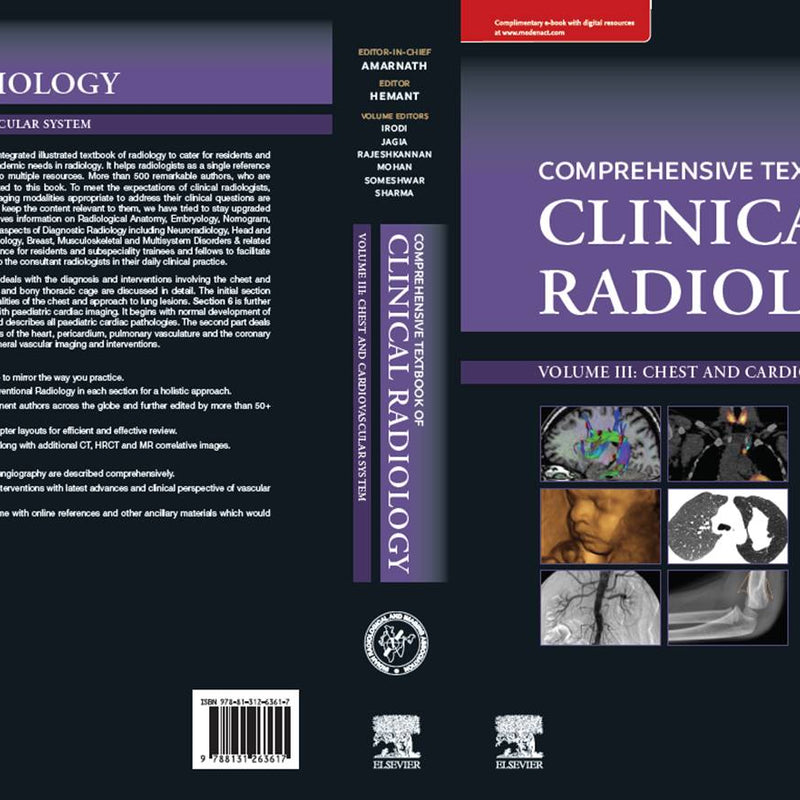 IRIA Comprehensive Textbook of Clinical Radiology 1st/2023 (6 Vols)by C Amarnath, Hemant Patel