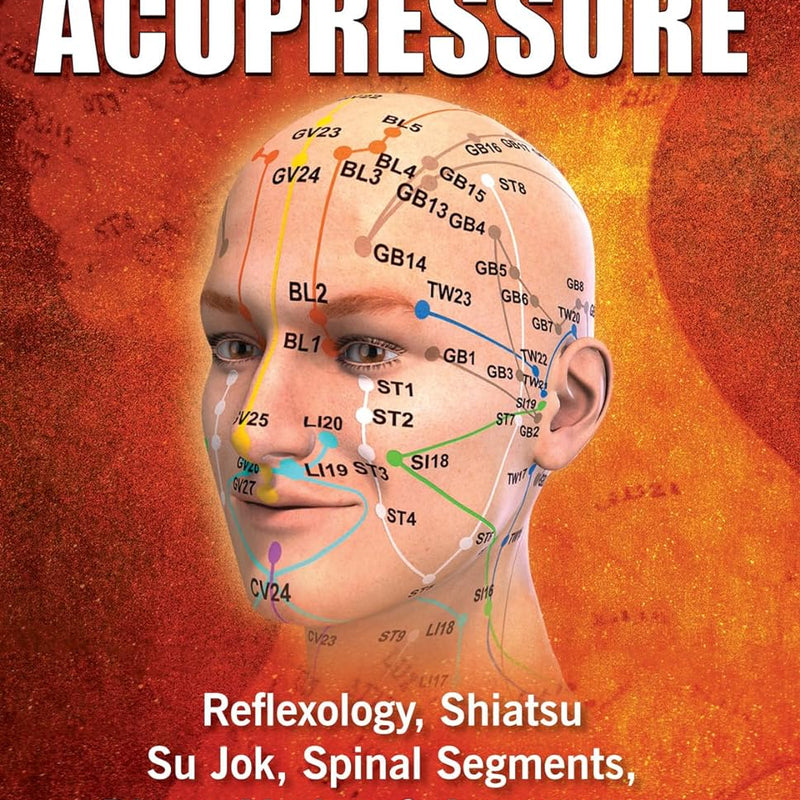 COLOURED ATLAS OF ACUPRESSURE 1ST/e, by B JAIN