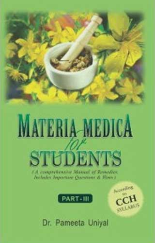 MAT MED FOR STUDENTS PART- 3 1ST/e, by UNIYAL/KINRA