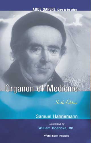 ORGANON OF MED.6ED. 6TH/e, by HAHNEMANN S/ BOERICKE