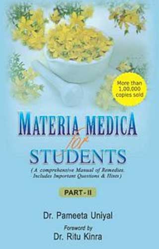 MAT MED FOR STUDENTS PART-2 1ST/e, by UNIYAL/KINRA