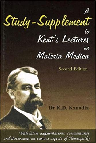 A STUDY SUPLE.TO KENT MAT MED, by KANODIA KD