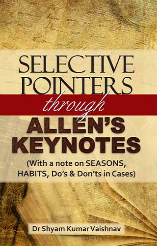 SELECTIVE POINTERS THROUGH ALLEN’S KEYNOTES, by SHYAM KUMAR