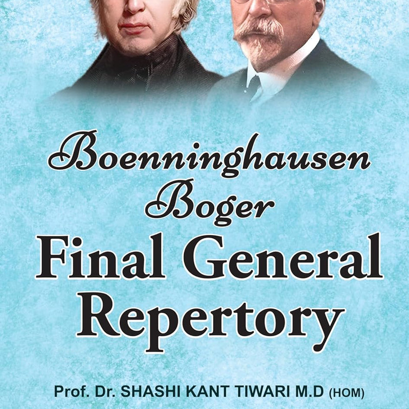 Boenninghausen Boger Final General Repertory, by TIWARI SK