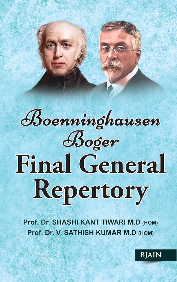 Boenninghausen Boger Final General Repertory, by TIWARI SK